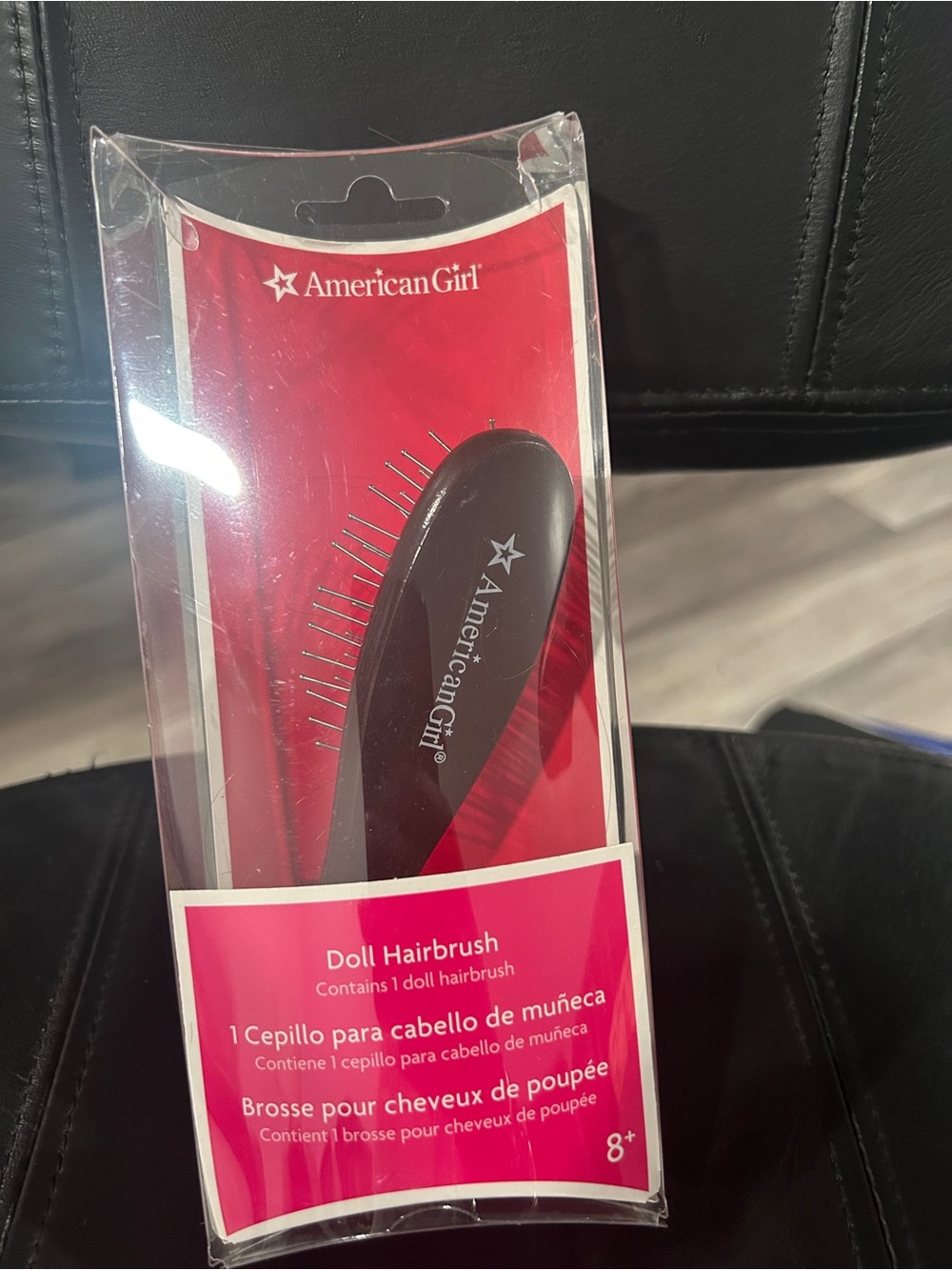 American Girl  Doll Brush with Silver Pins